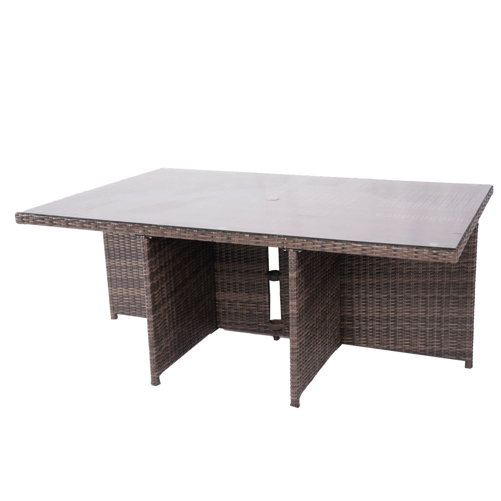 6-Seat Rectangular OutdoorDining Table—Table Only(PAD-3234-TA) - Abrihome