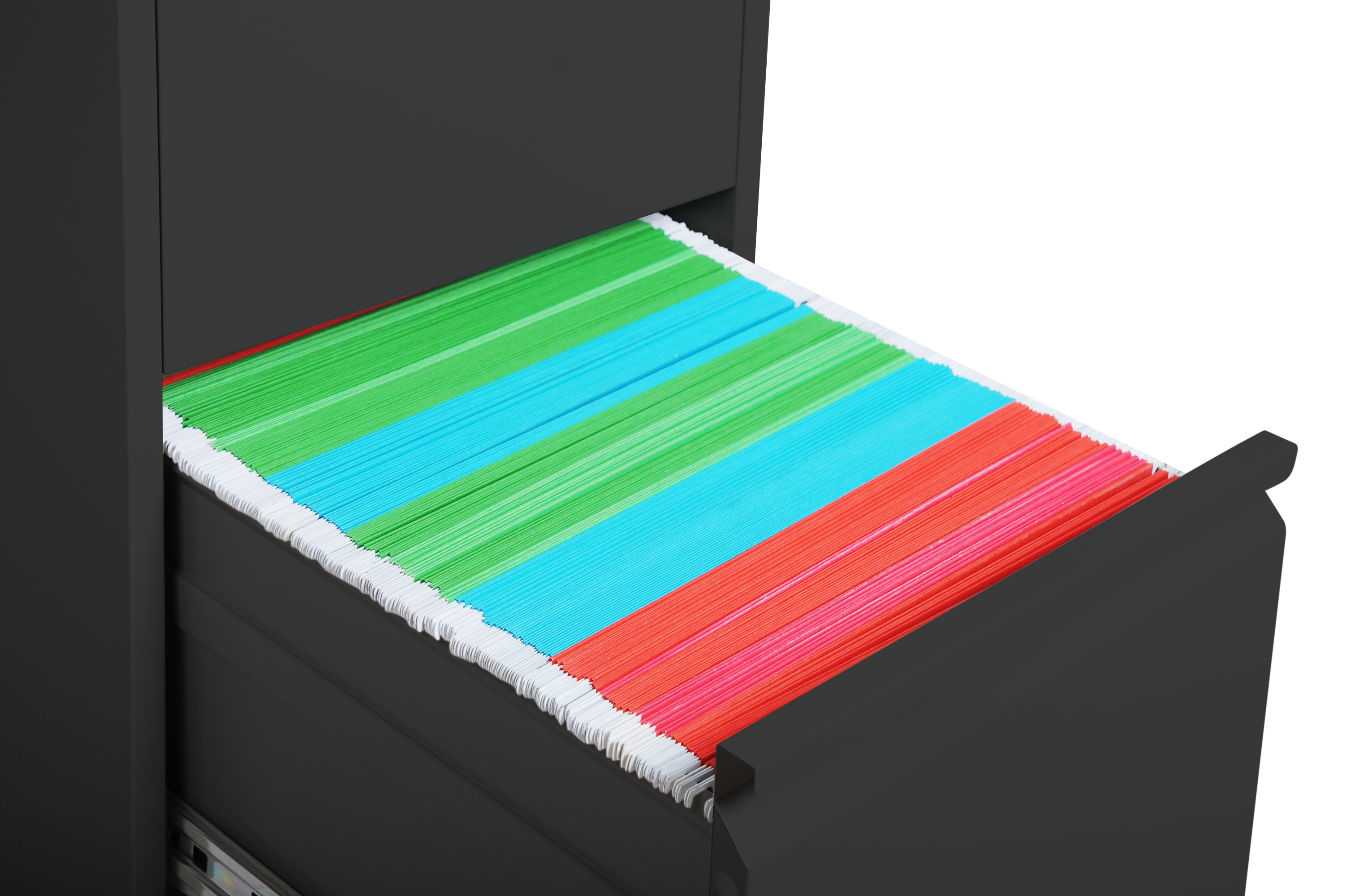 3 Drawer Metal Vertical File Cabinet with Lock Office Home Steel Vertical File Cabinet for A4 Legal/Letter Size - Abrihome