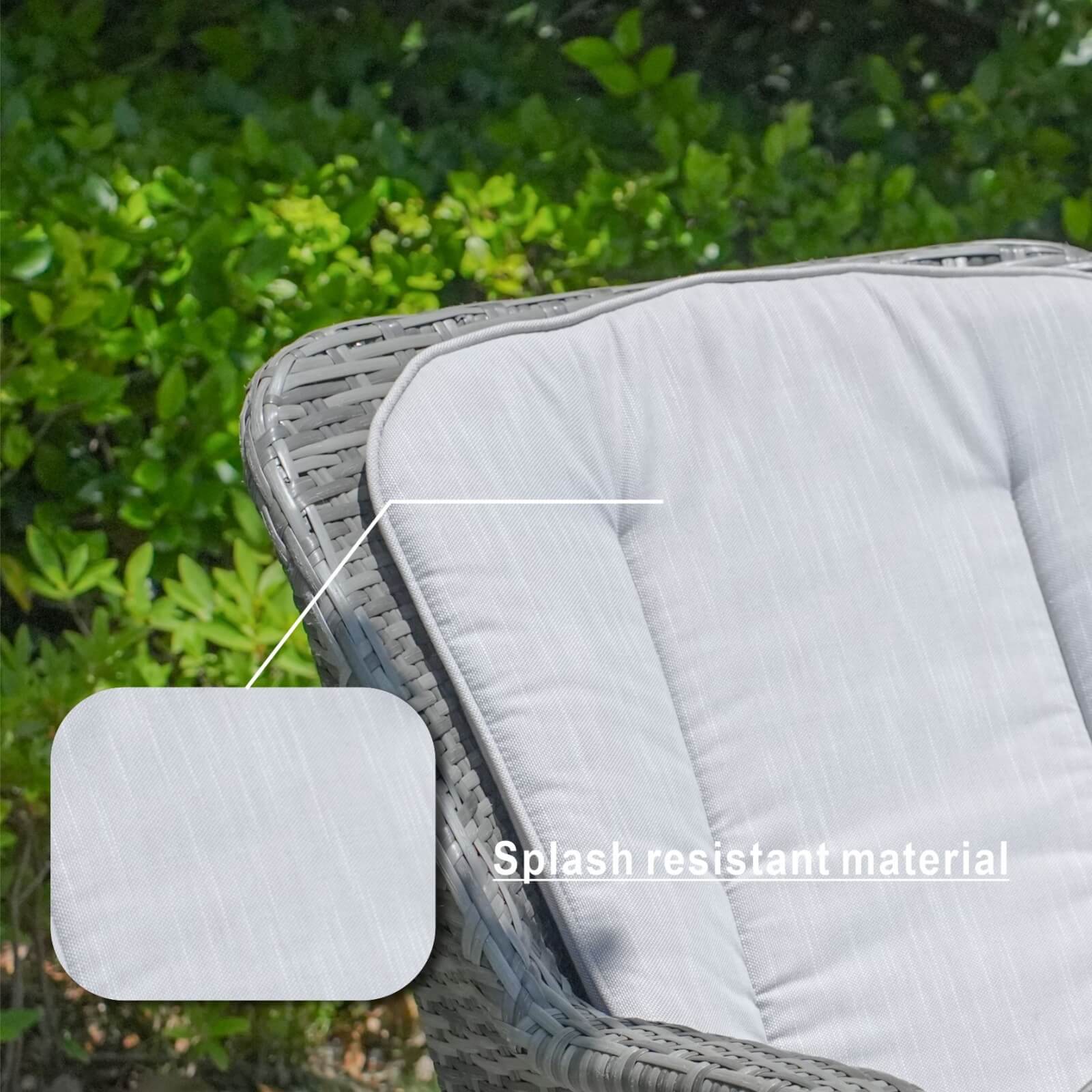 4-Seat Outdoor Dining Set with Cube Dining Table (PAD-1710-SET) - Abrihome