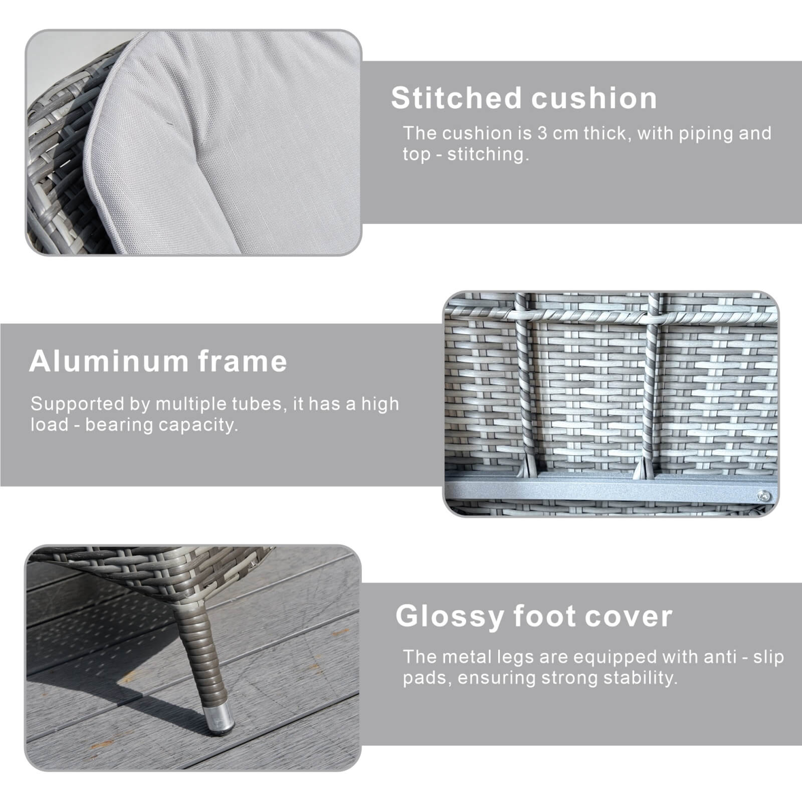 6-Seat Outdoor Fire Pit Dining Set with Rectangle Fire Pit Table (PAG-1106R-SET) - Abrihome