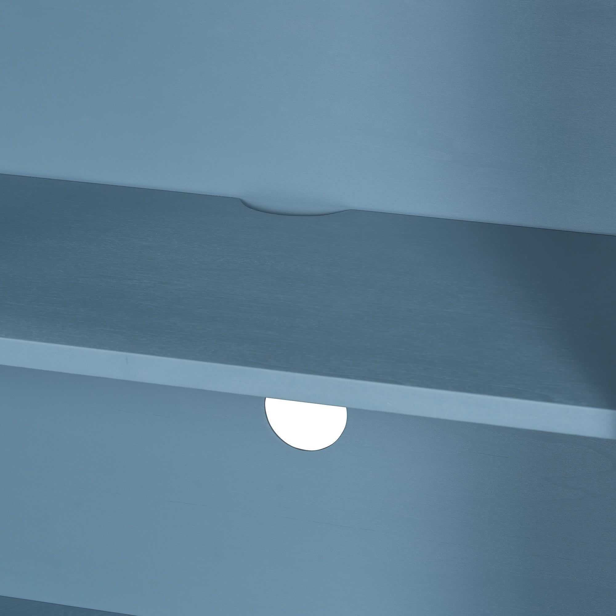 TREXM Retro 4-door Sideboard with Distressed Finish and Adjustable Shelves for Dining Room, Kitchen, and Living Room (Navy) - Abrihome