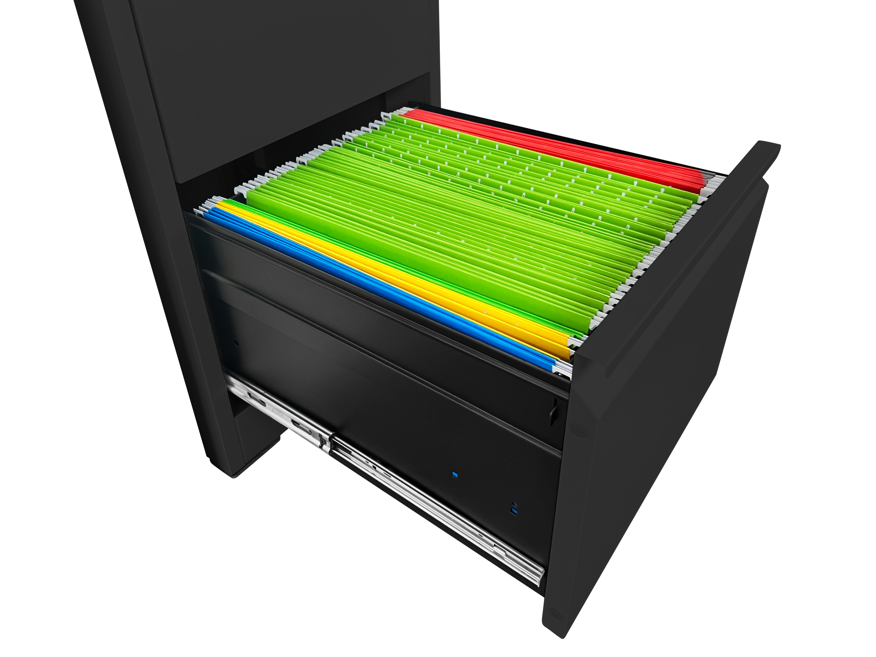 3 Drawer Metal Vertical File Cabinet with Lock Office Home Steel Vertical File Cabinet for A4 Legal/Letter Size - Abrihome