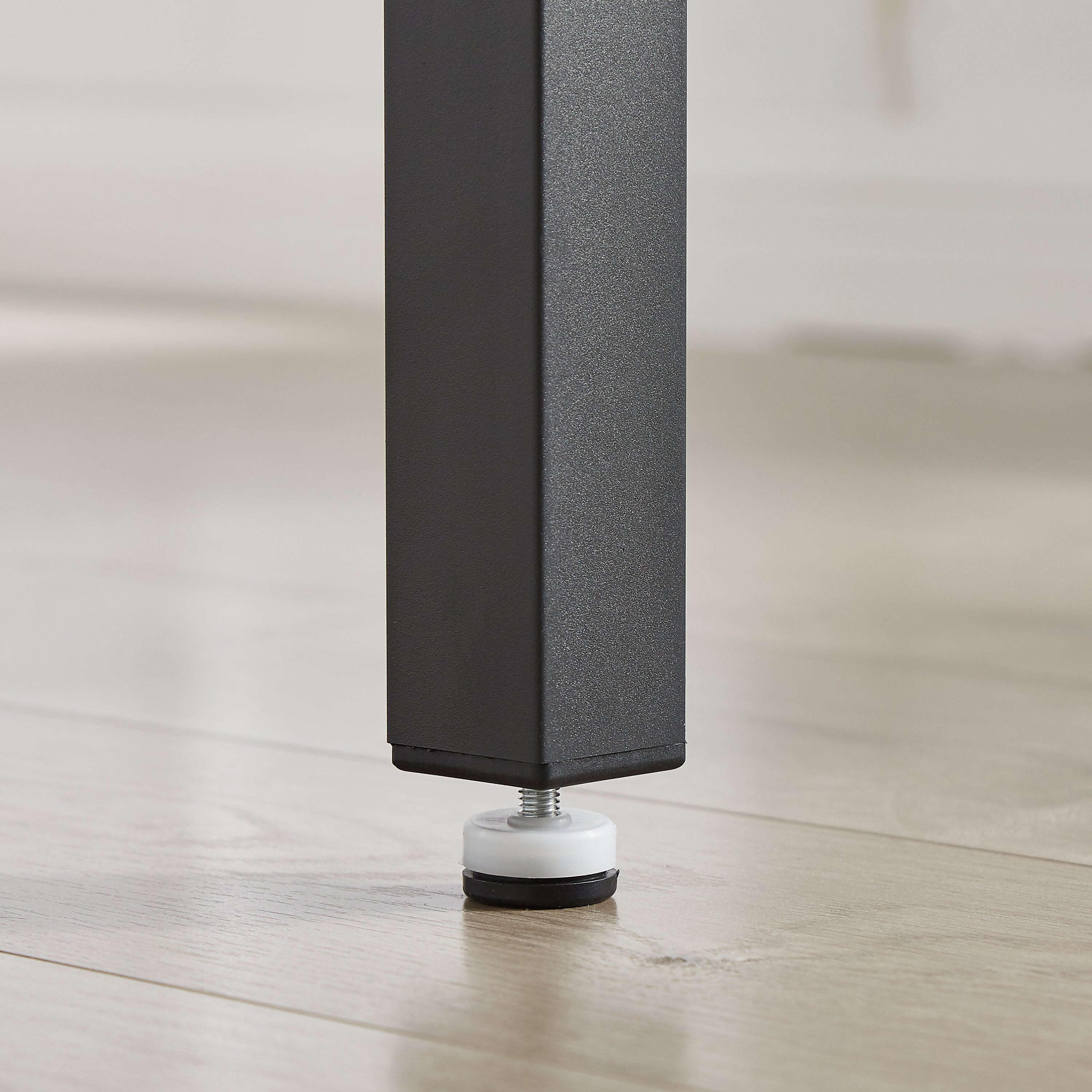 Bar Table Set with 4 Bar stools PU Soft seat with backrest, Grey, 47.24'' L x 23.62'' W x 35.43'' H - Abrihome