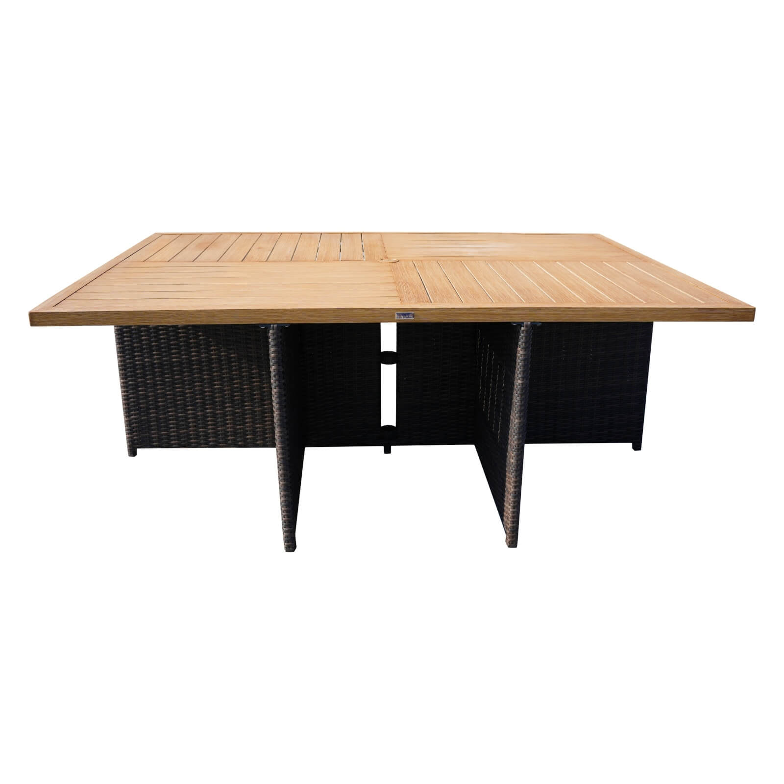 6-Seat Rectangular OutdoorDining Table—Table Only(PAD-3234-TA) - Abrihome