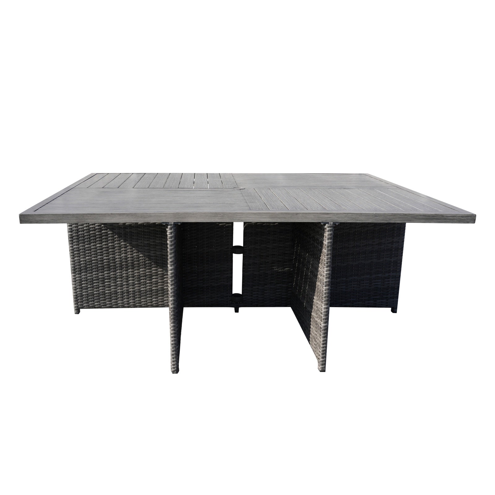 6-Seat Rectangular OutdoorDining Table—Table Only(PAD-3234-TA) - Abrihome