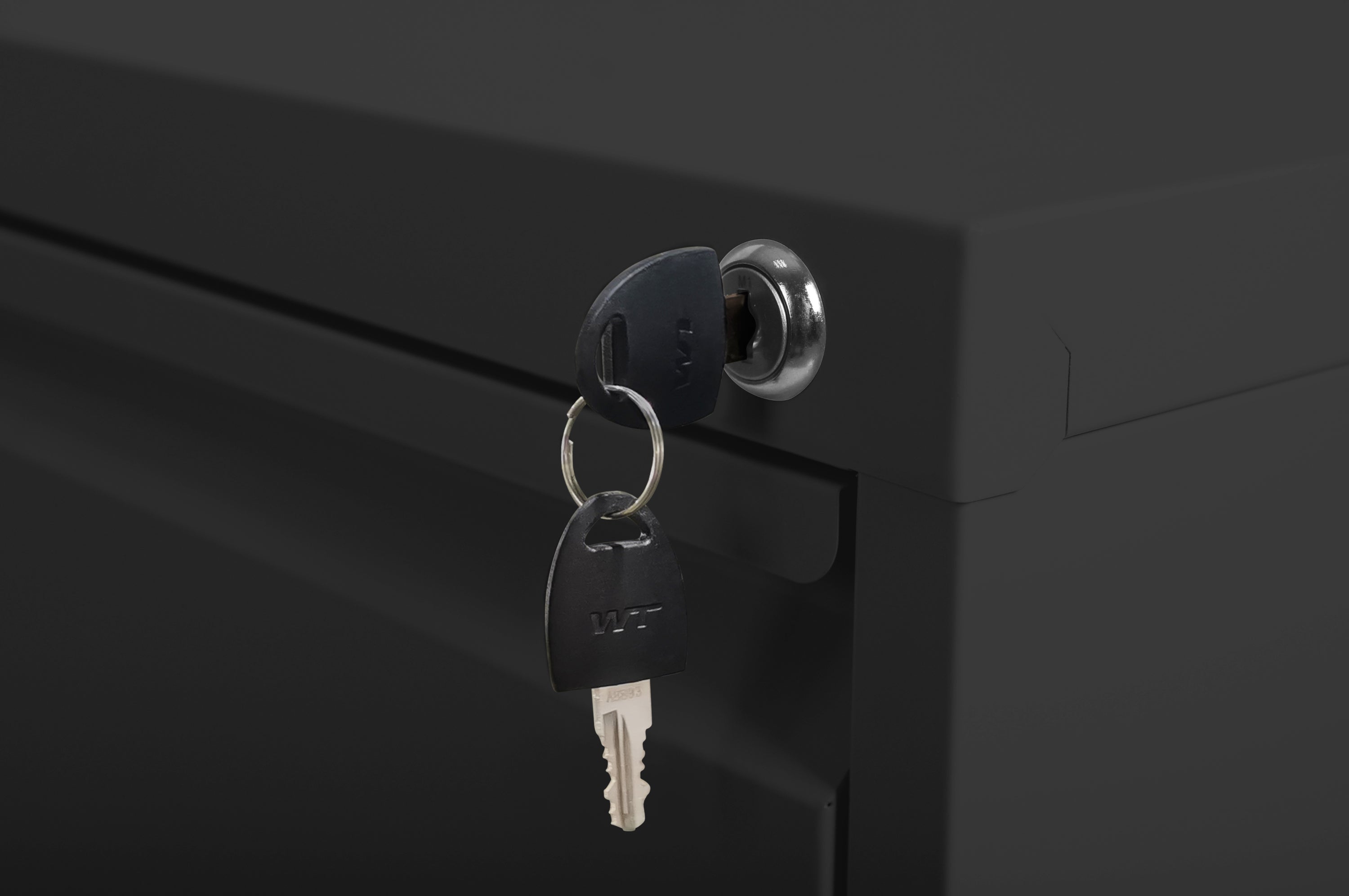 3 Drawer Metal Vertical File Cabinet with Lock Office Home Steel Vertical File Cabinet for A4 Legal/Letter Size - Abrihome