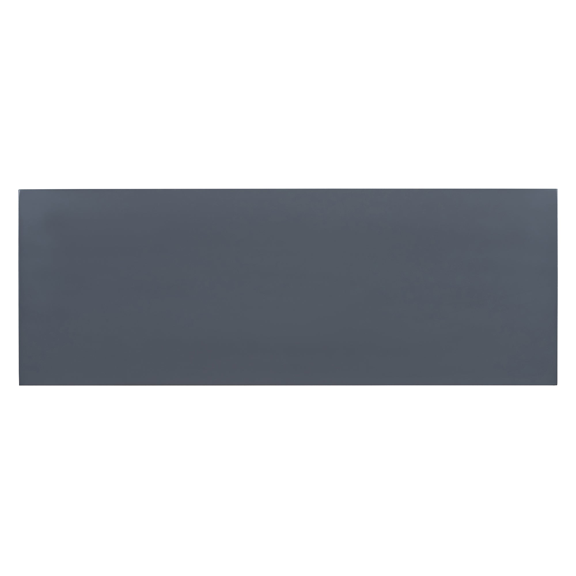 TREXM Modern Sleek Console Table Two Drawers with Stripe Design for Living Room and Entryway (Grey) - Abrihome