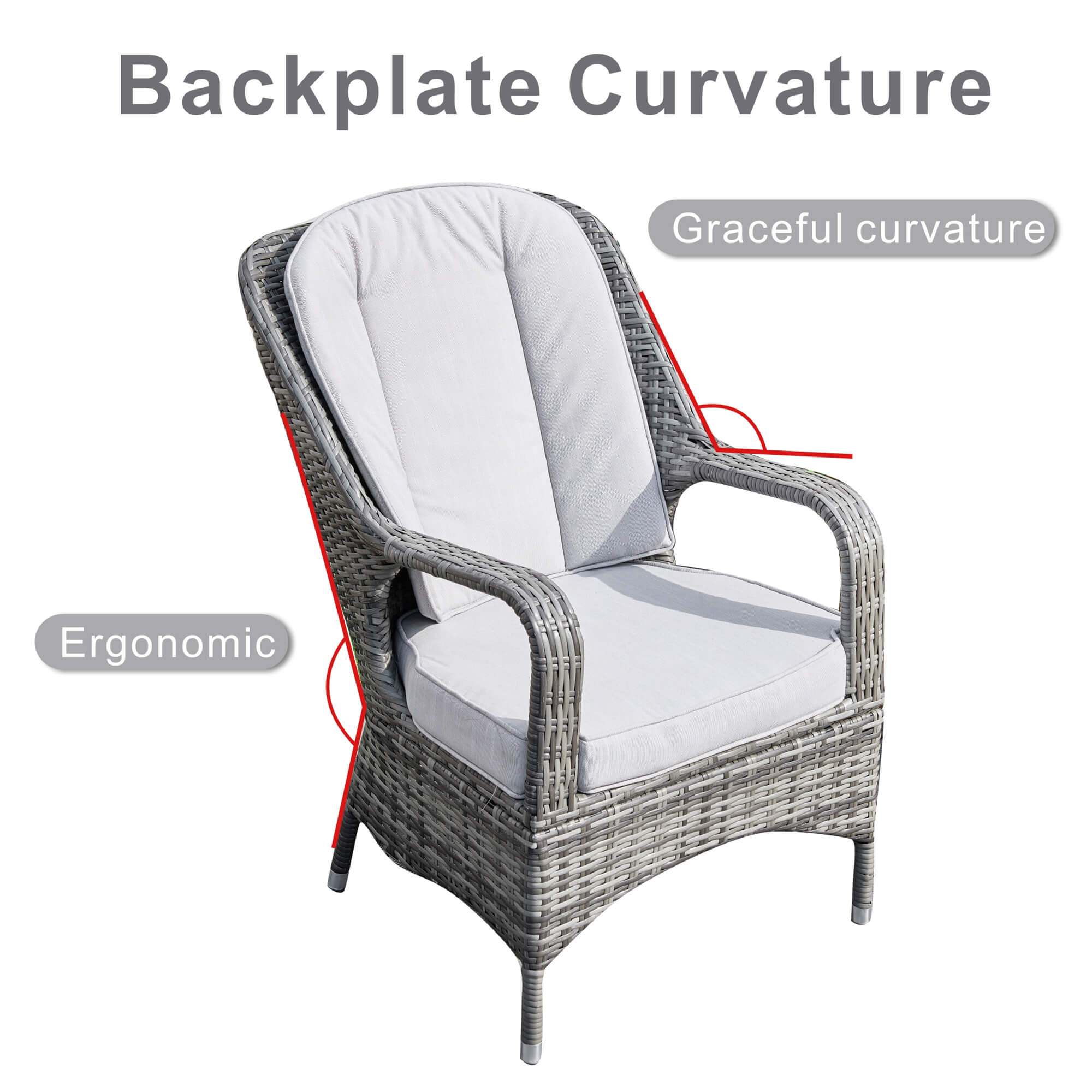 7-Piece Patio Dining Set with Oval Glass Table & Cushions (PAD-1713-SET) - Abrihome