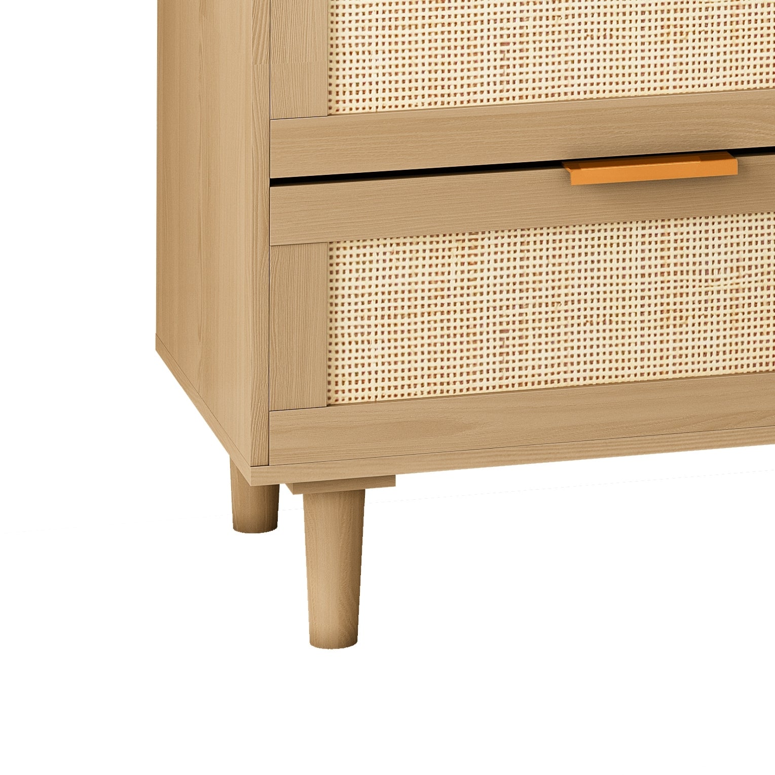 6 drawers Rattan dresser Rattan Drawer, Bedroom,Living Room - Abrihome