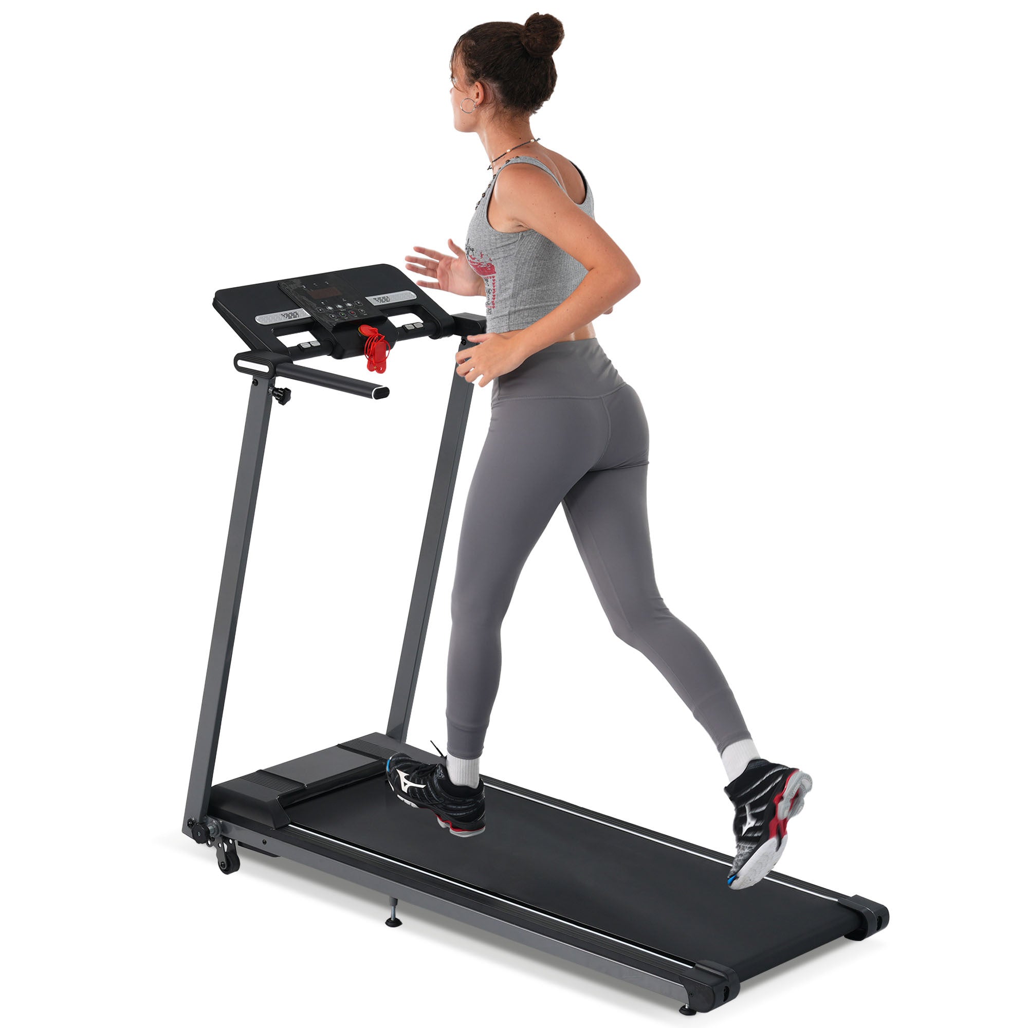 NEW Folding Treadmills Walking Pad Treadmill for Home Office -2.5HP Walking Treadmill With Incline 0.5-7.5MPH 265LBS Capacity Treadmill for Walking Running - Abrihome