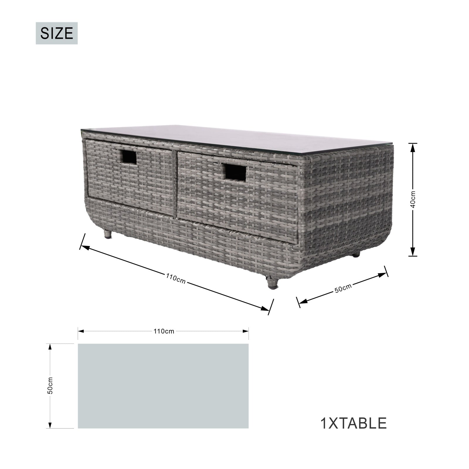 5-Piece Outdoor Conversation Sofa Set(PAS-1515-SET)