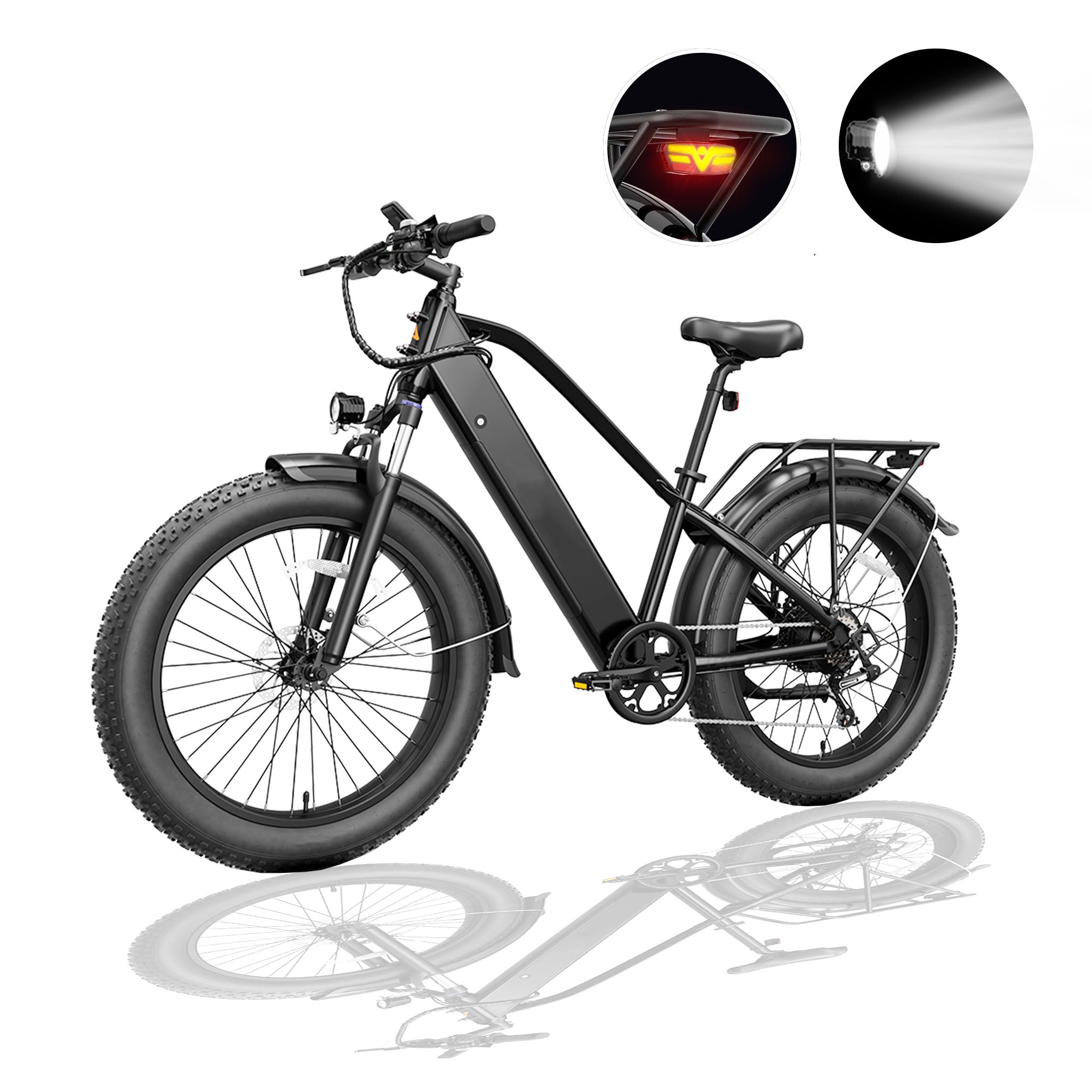 The latest 2024 fat tire electric bicycle for adults, 48V LG battery, 750W motor, 28mph - Abrihome M2PRO E-Bike