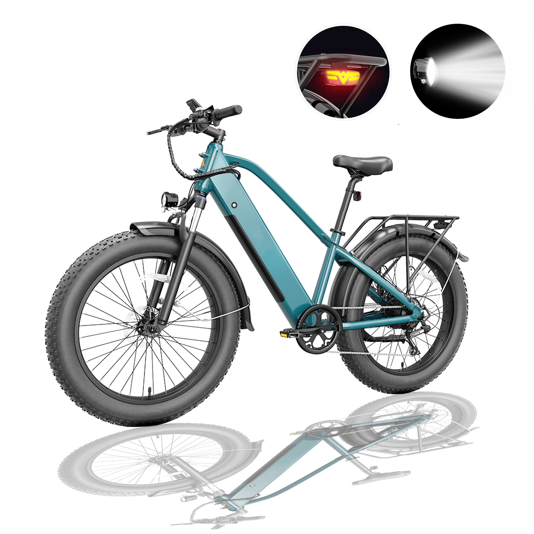 The latest 2024 fat tire electric bicycle for adults, 48V LG battery, 750W motor, 28mph - Abrihome M2PRO E-Bike