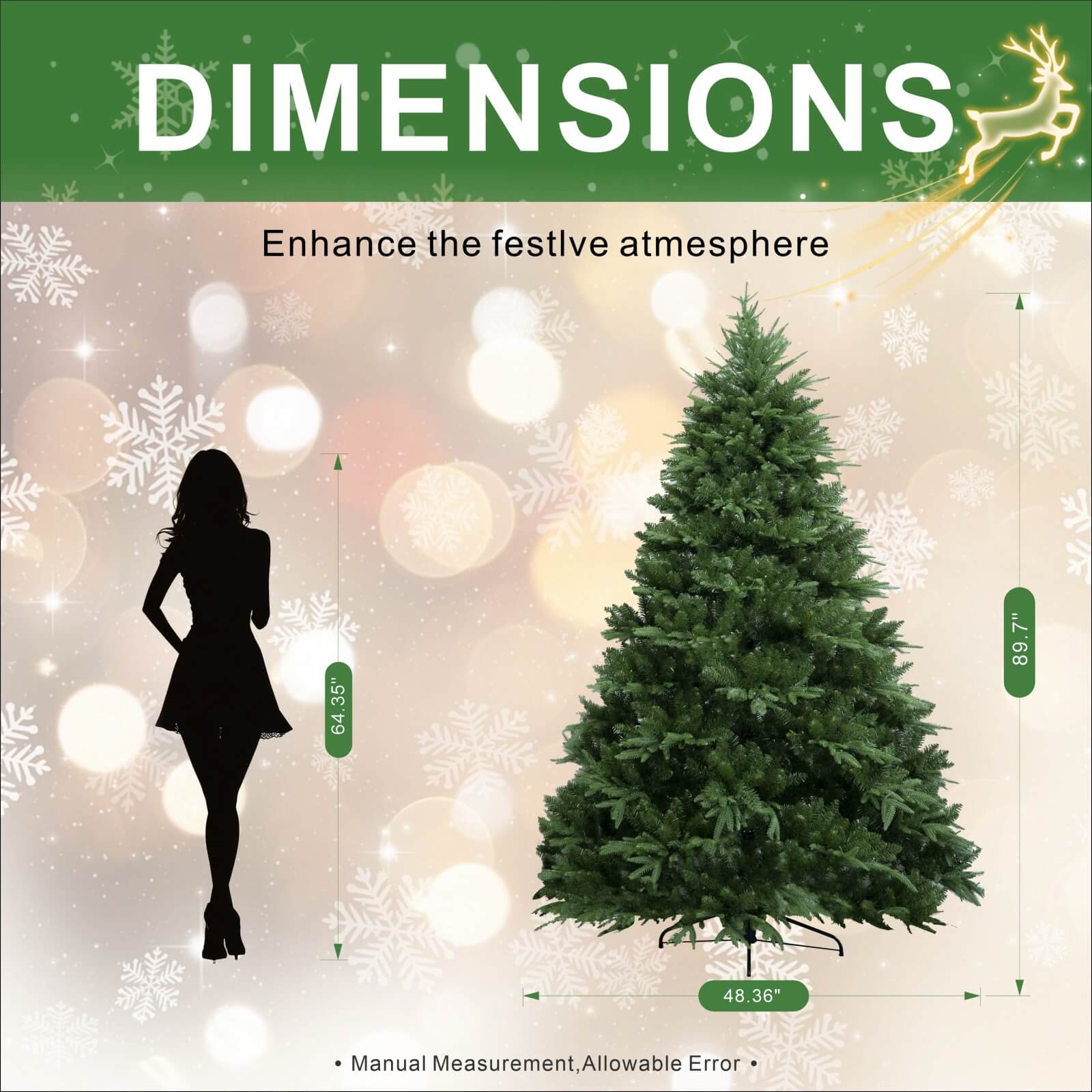 Luxury Artificial Christmas Tree with Optional LED Lights(PJT-2501)