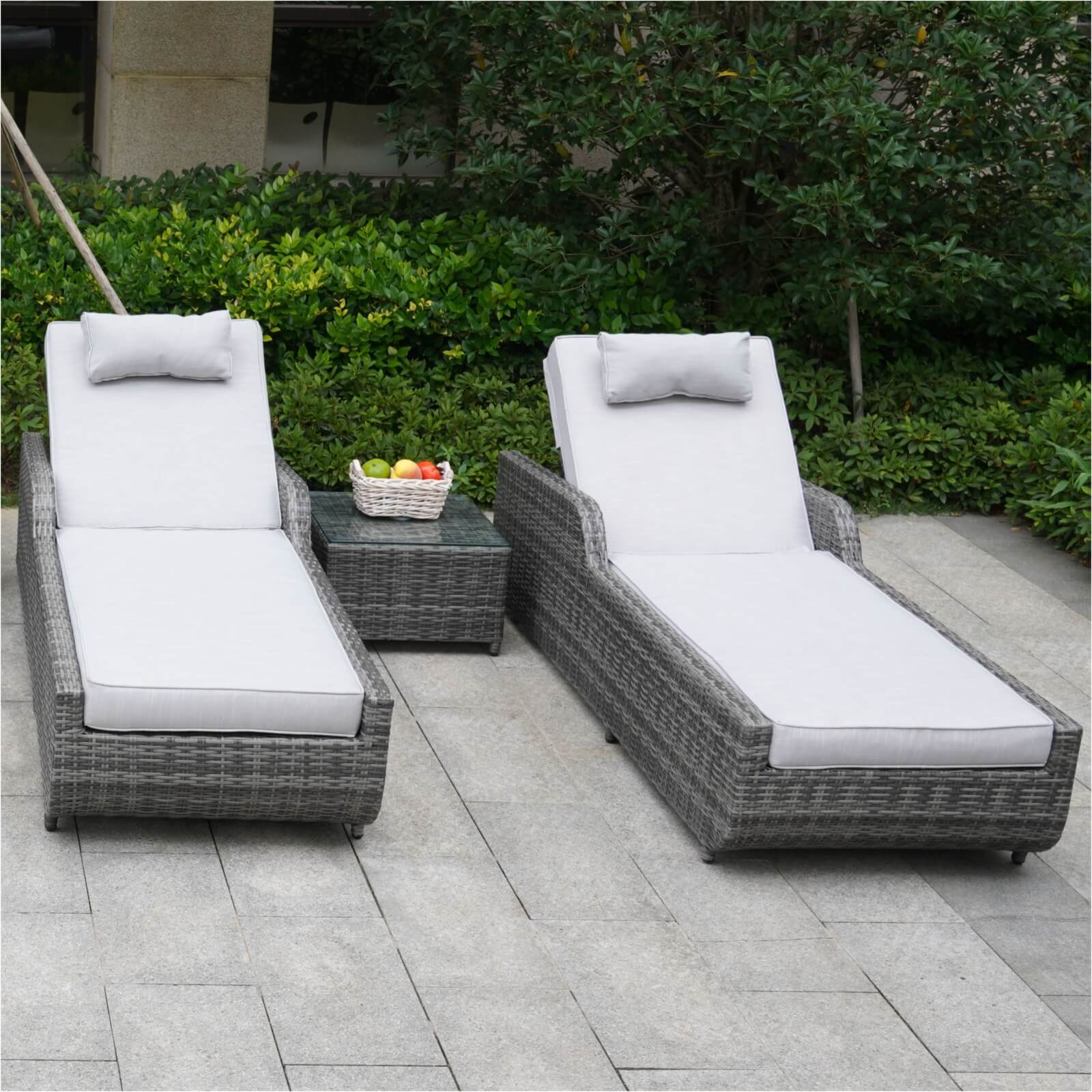 Outdoor Wicker Reclining Chaise Lounge(PAL-1127B)