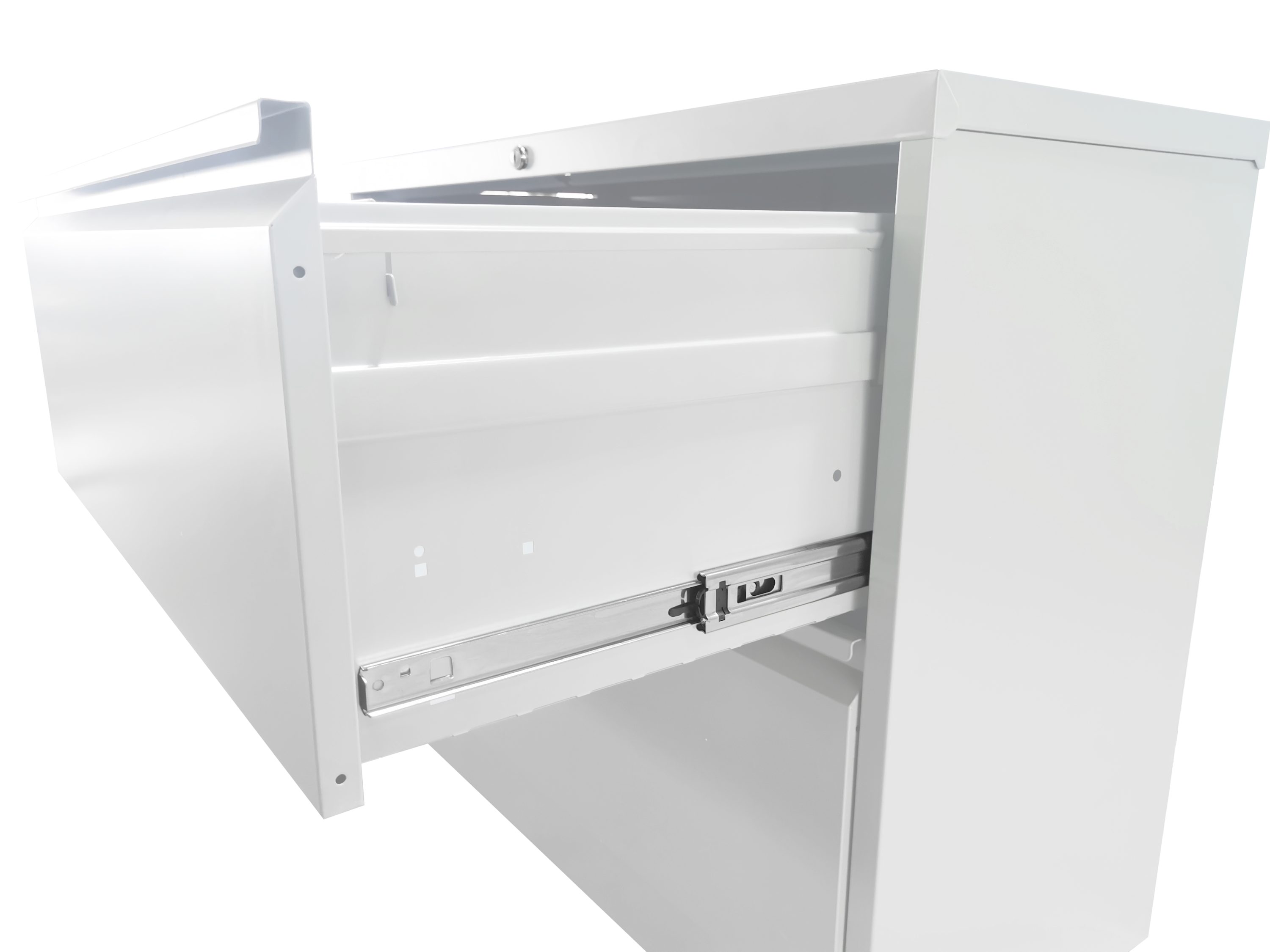 2 Drawer Metal Vertical File Cabinet with Lock Office Home Steel Vertical File Cabinet for A4 Legal/Letter Size
