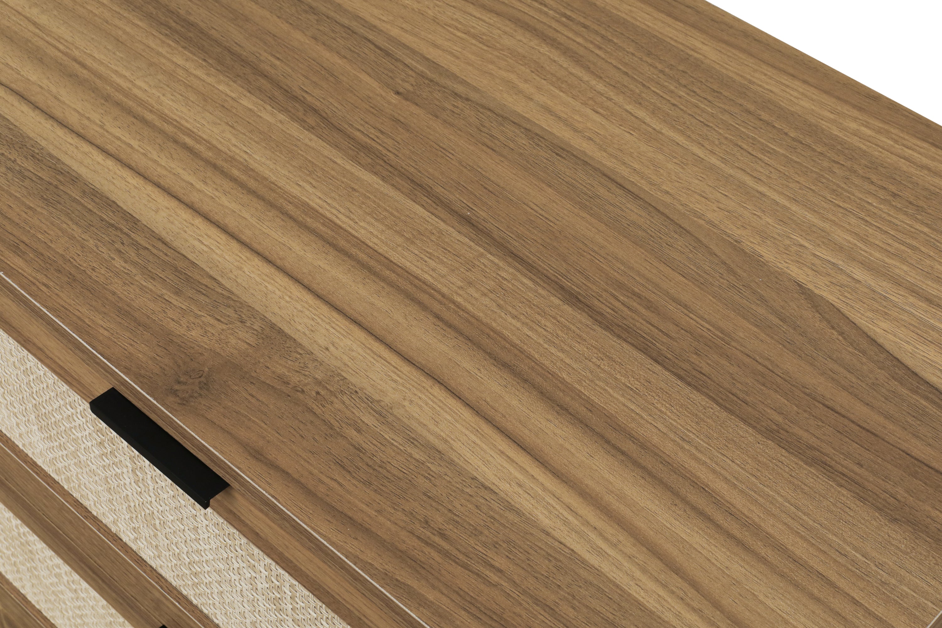 Modern 6 Drawer Dresser Wood Cabinet (Walnut)
