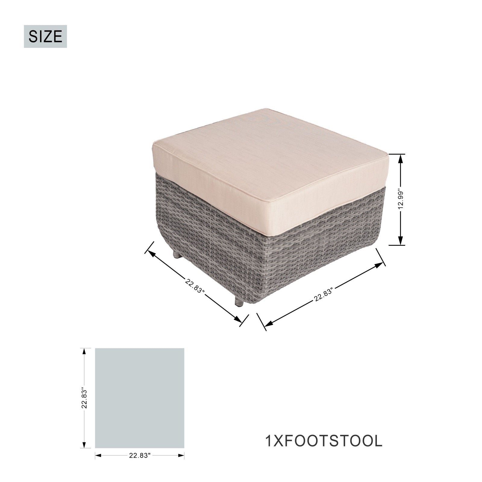 5-Piece Outdoor Conversation Sofa Set(PAS-1515-SET)