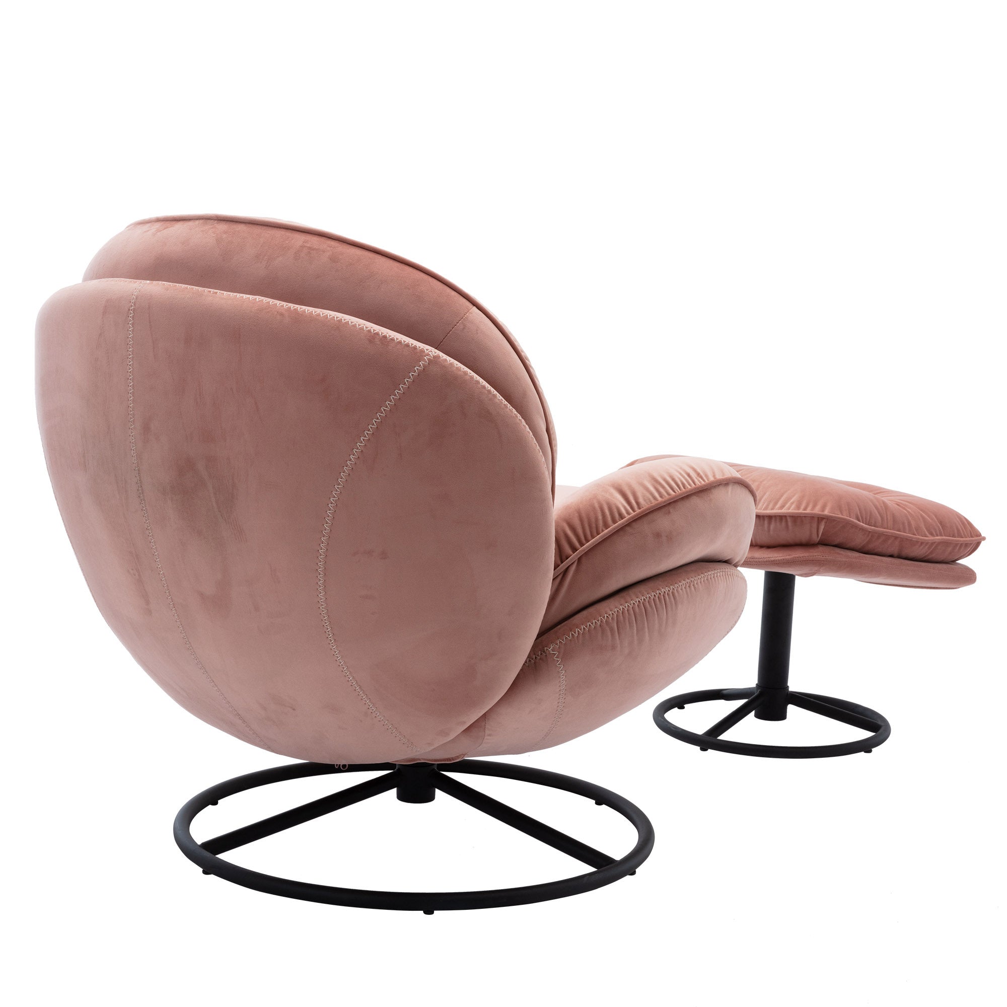 Accent chair  TV Chair  Living room Chair Pink sofa with Ottoman