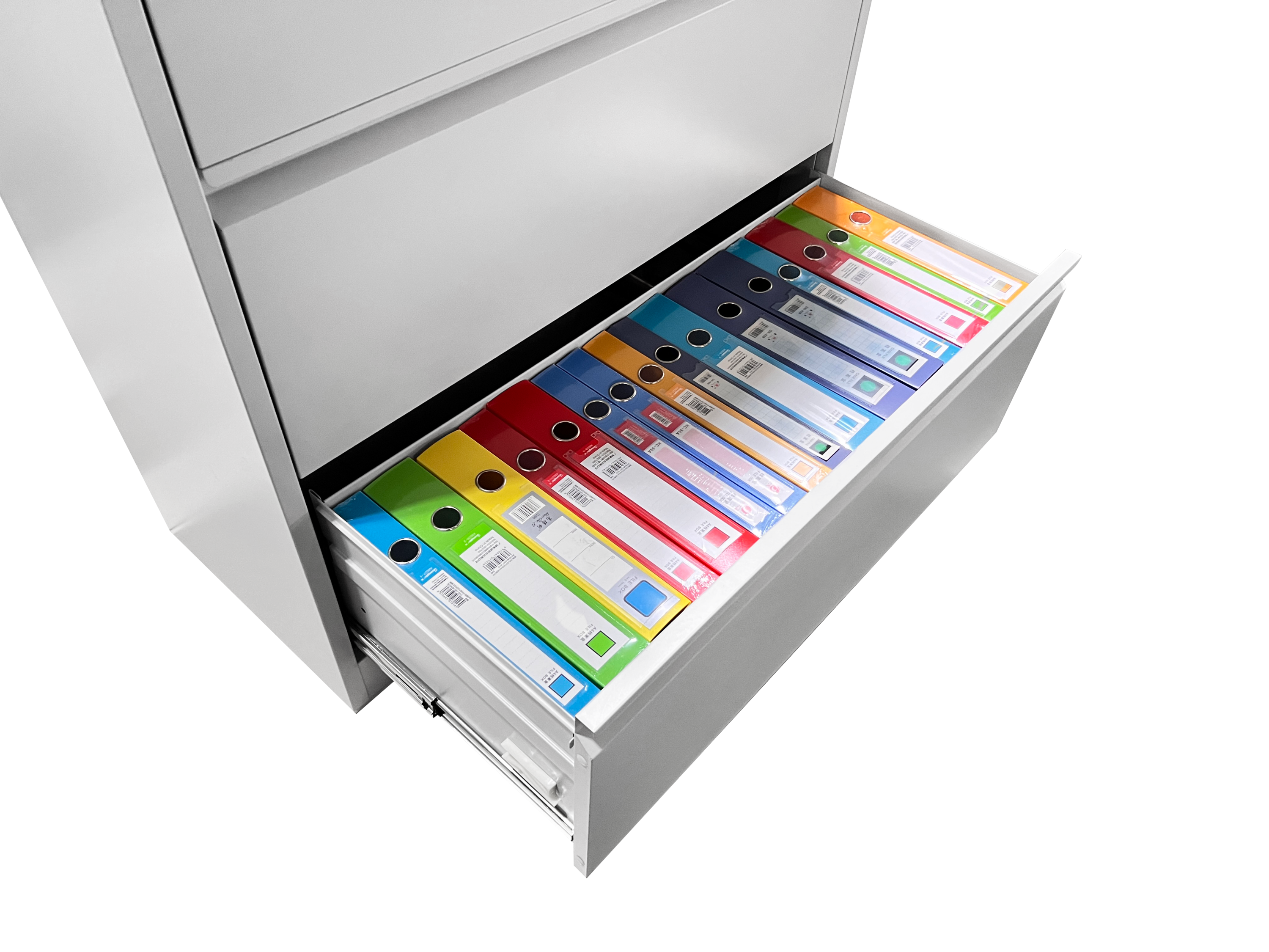 Lateral File Cabinet 4 Drawer, White Filing Cabinet with Lock, Lockable File Cabinet for Home Office, Locking Metal File Cabinet for Legal/Letter/A4/F4 Size