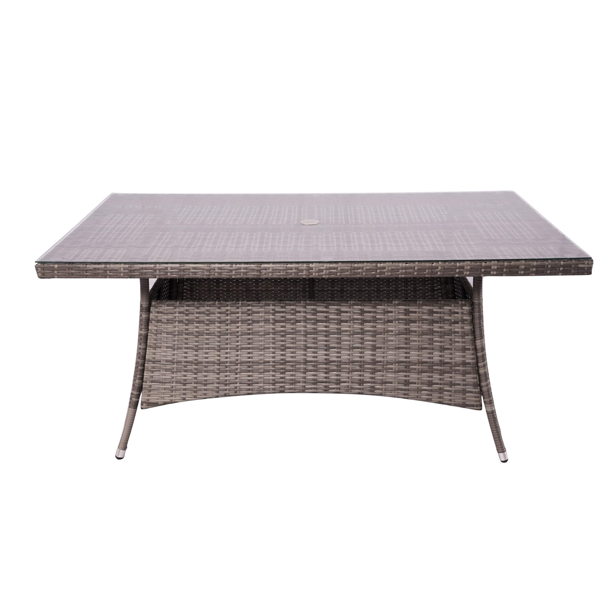 Outdoor 6-Seater Dining Set with Rectangular Table (PAD-1712+1122)