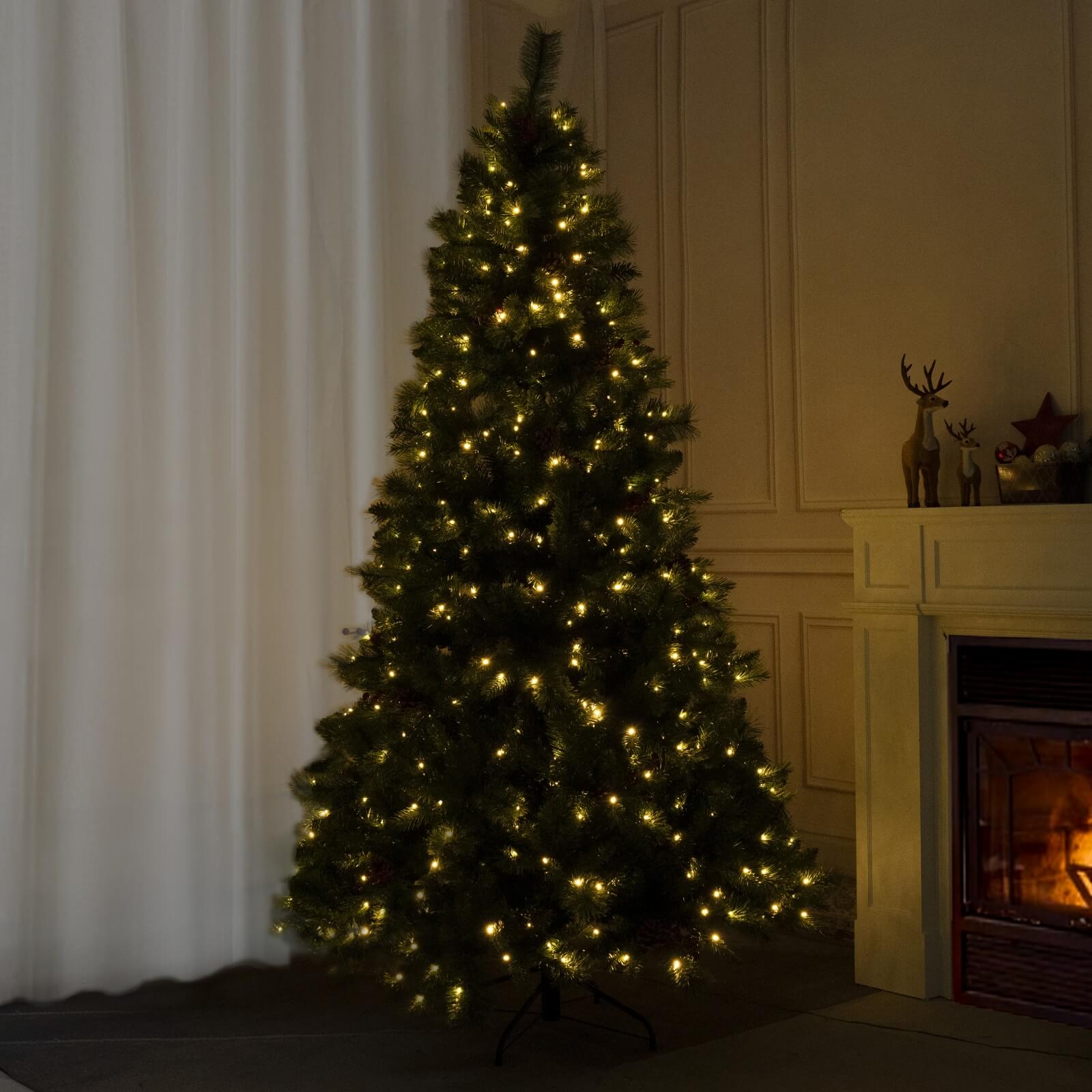 6FT Premium Artificial Christmas Tree with Pinecones(PJT-2502-6FT)