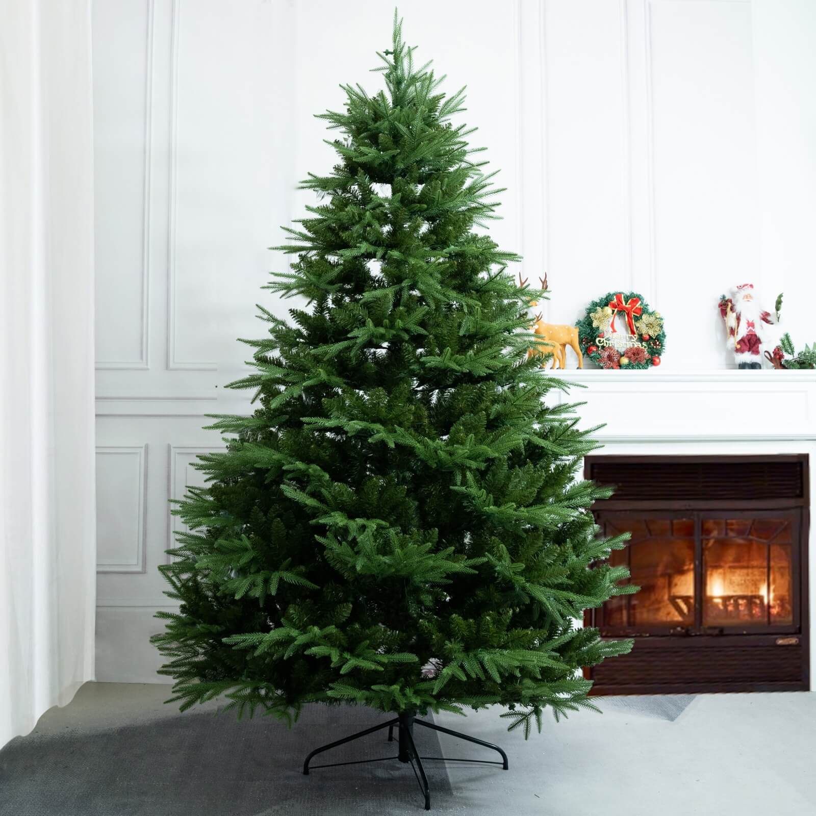 7FT Artificial Christmas Tree with Realistic PE PVC(PJT-2504-7FT)