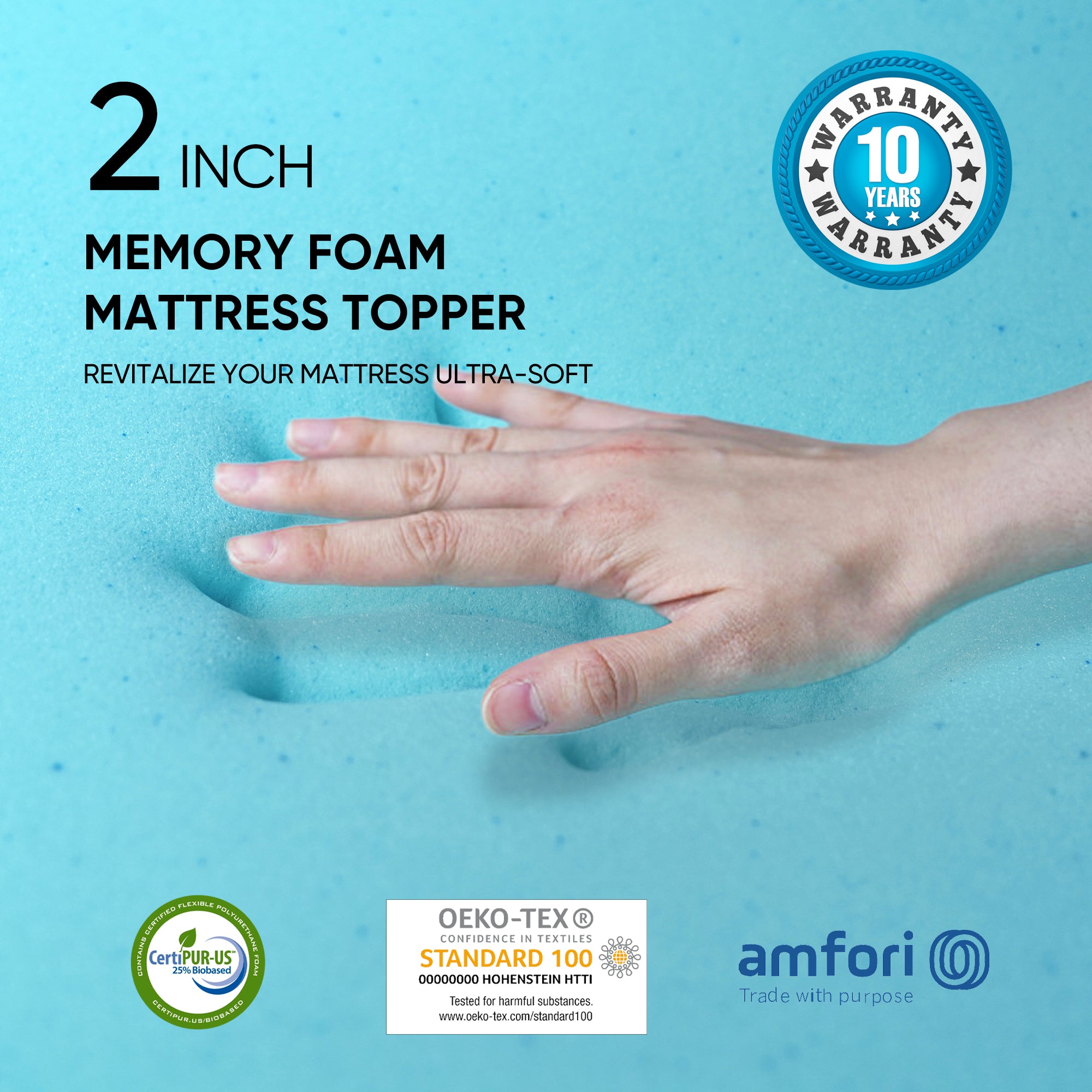 High-Elastic 4-Inch Thick White Mattress – Soft, Comfortable, and Stylish Design for Superior Comfort