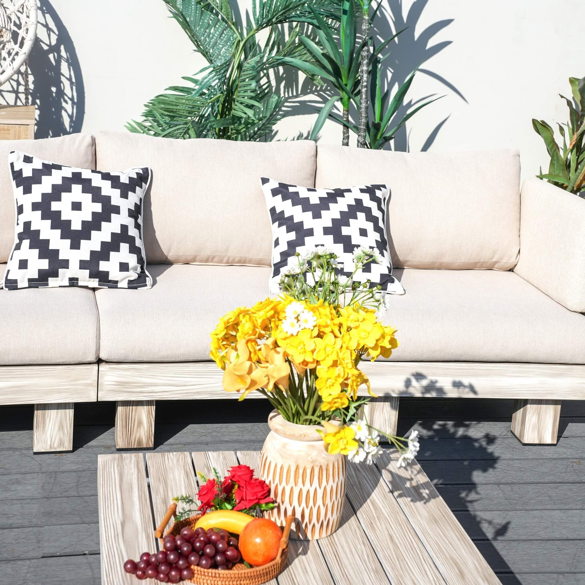 3-Seat Outdoor Patio Sofa Set (PAS-2510-3S-SET)