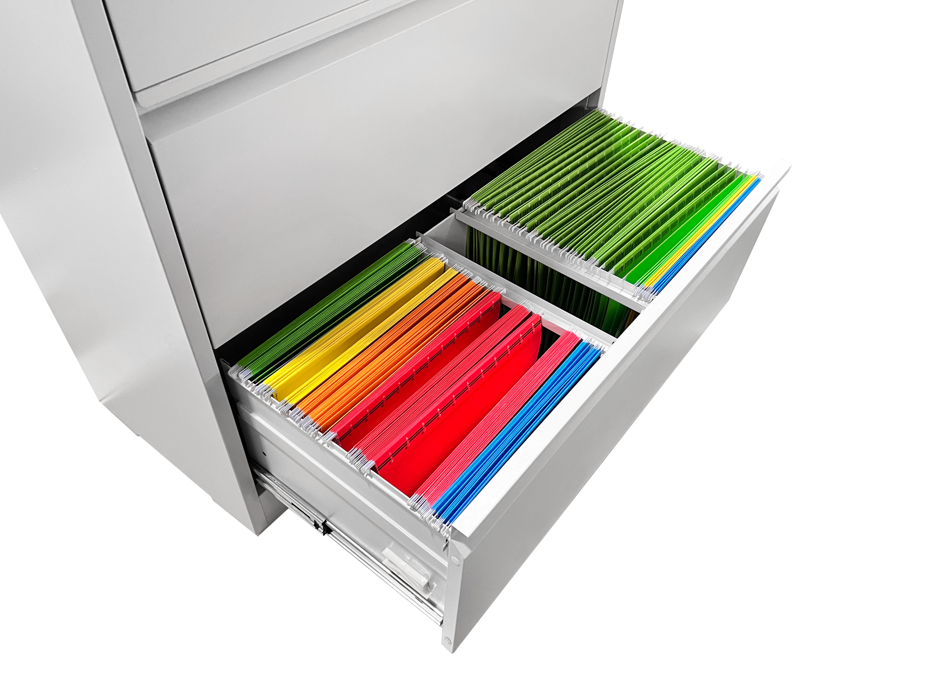 Lateral File Cabinet 4 Drawer, White Filing Cabinet with Lock, Lockable File Cabinet for Home Office, Locking Metal File Cabinet for Legal/Letter/A4/F4 Size