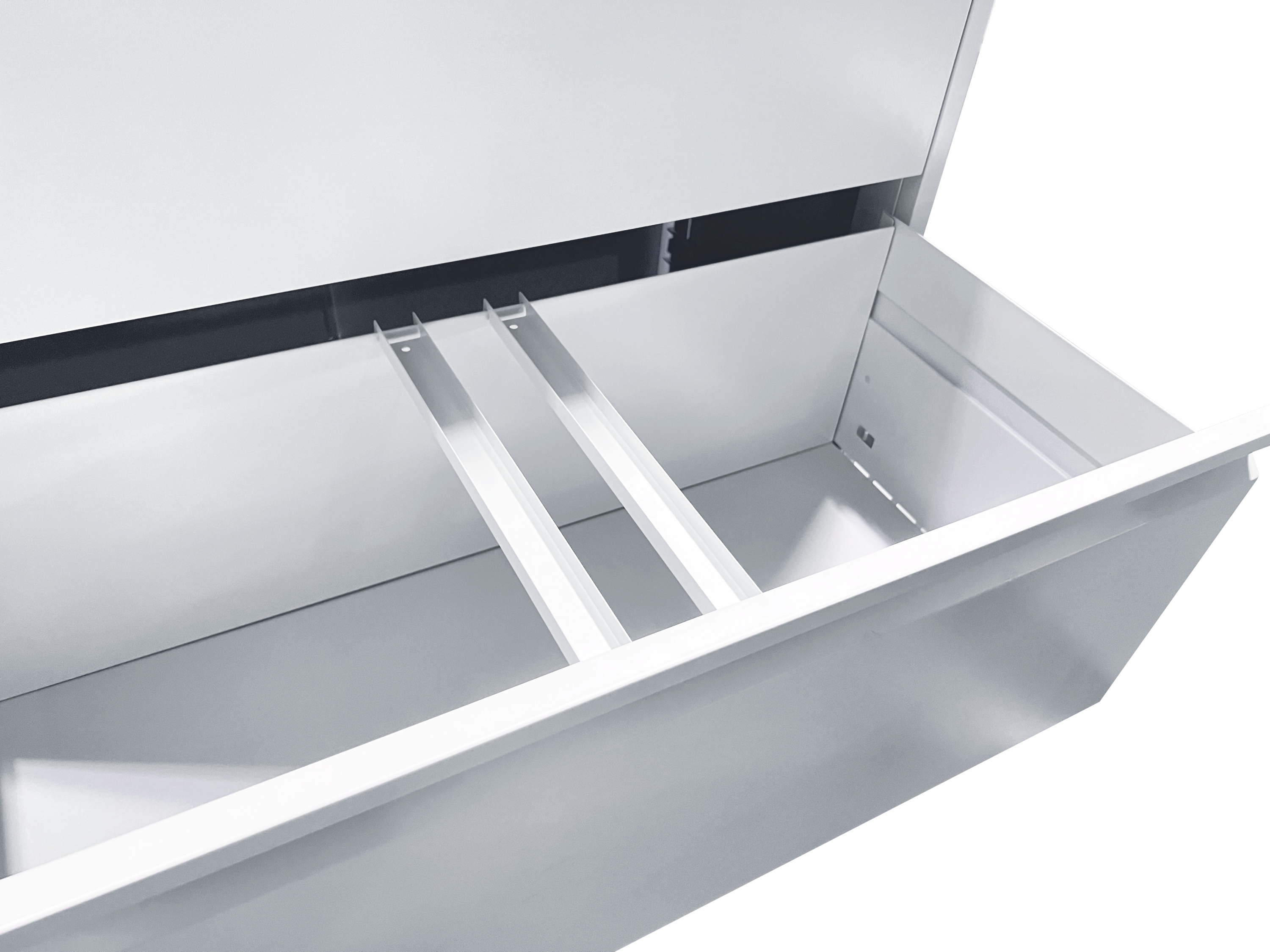 Lateral File Cabinet 4 Drawer, White Filing Cabinet with Lock, Lockable File Cabinet for Home Office, Locking Metal File Cabinet for Legal/Letter/A4/F4 Size